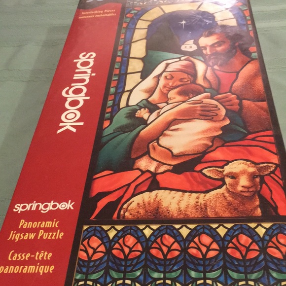 Springbok 500 Pc Baby Jesus panoramic Puzzle NEW - Picture 3 of 6